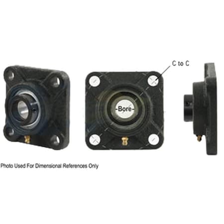 Aftermarket 4 Bolt Flanged Bearing W Lock Collar, ReLubricatable A-WGFZ22-P-AI